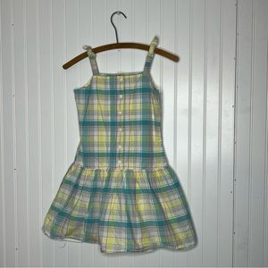 Gymboree Girls Plaid Mini Dress Size 10
